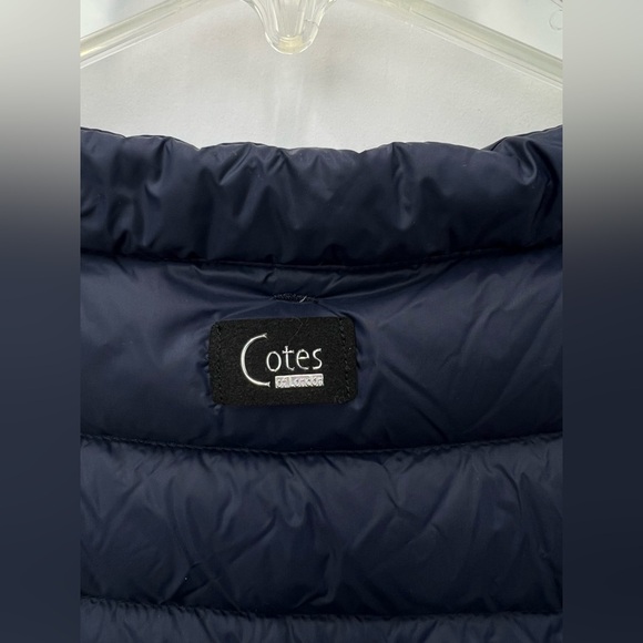 Cotes of London Navy puffer vest THE ST BARTS | DOWN VEST INAVY size 2X - Picture 7 of 11